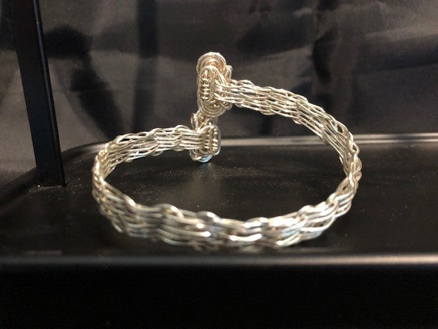 Bracelet - Wire Rap w/Fresh Water Pearls