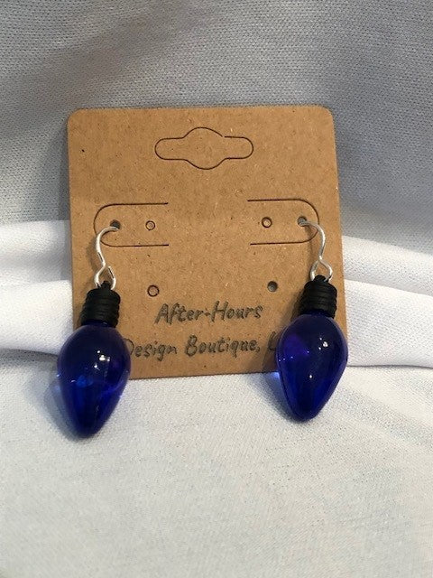 Earrings-Christmas - Bulb-Smooth