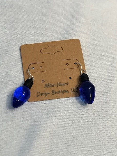 Earrings-Christmas - Bulb-Smooth