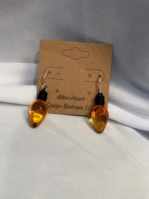 Earrings-Christmas - Bulb-Smooth