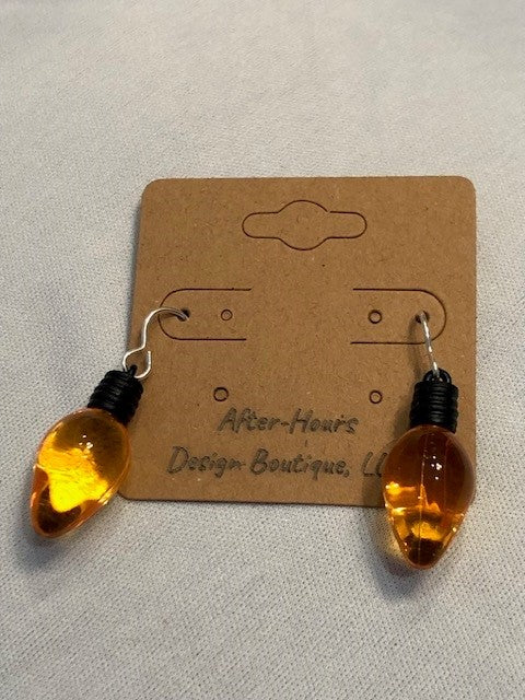 Earrings-Christmas - Bulb-Smooth