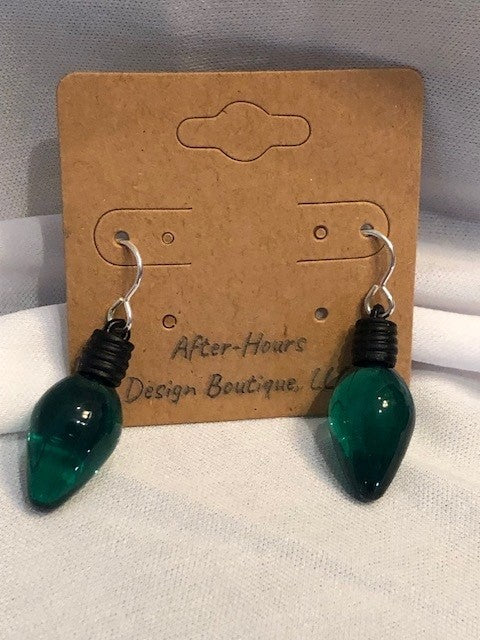 Earrings-Christmas - Bulb-Smooth