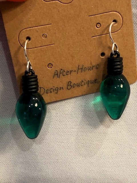 Earrings-Christmas - Bulb-Smooth