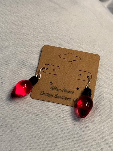 Earrings-Christmas - Bulb-Smooth