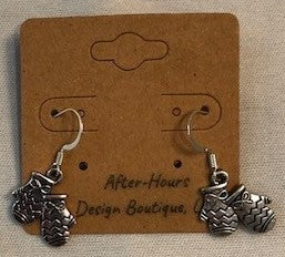 Earrings-Christmas - Mittens