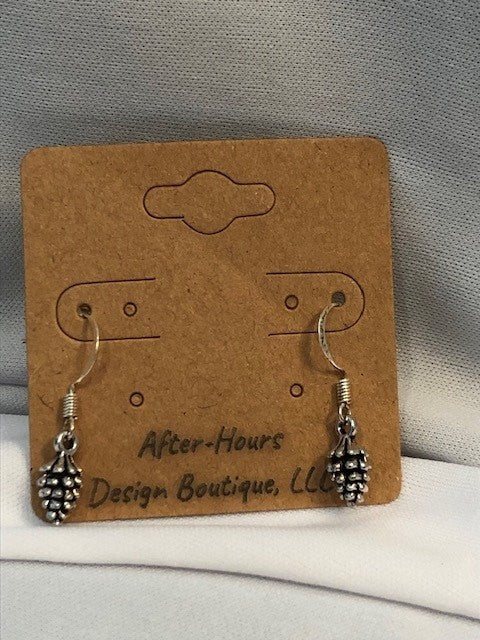Earrings-Christmas - Pine Cones