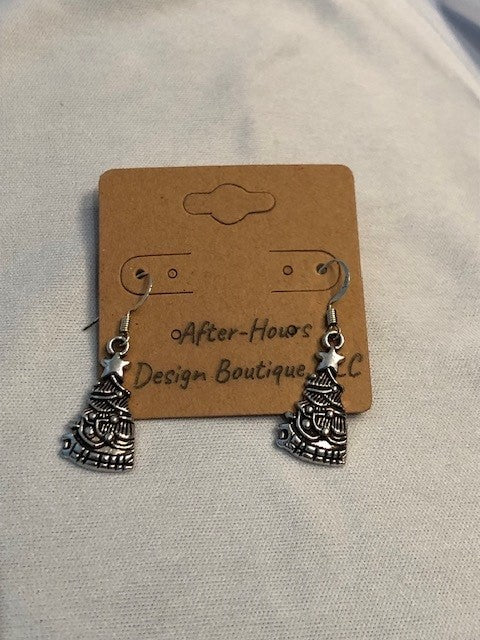 Earrings-Christmas - Tree-Lg