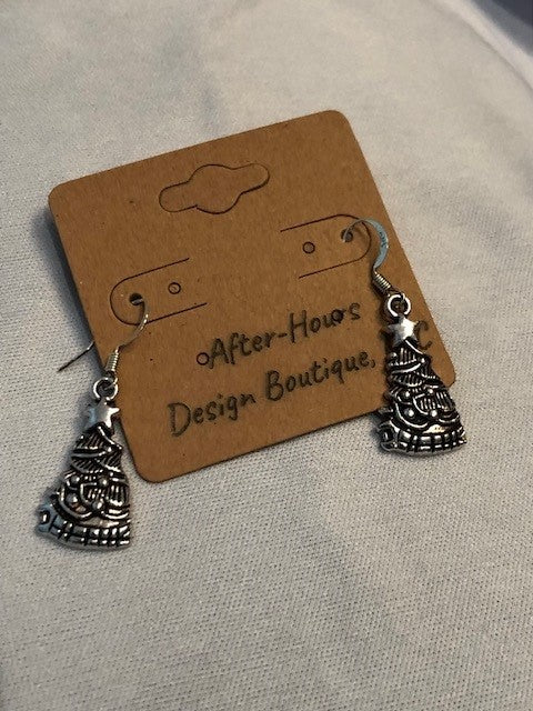 Earrings-Christmas - Tree-Lg