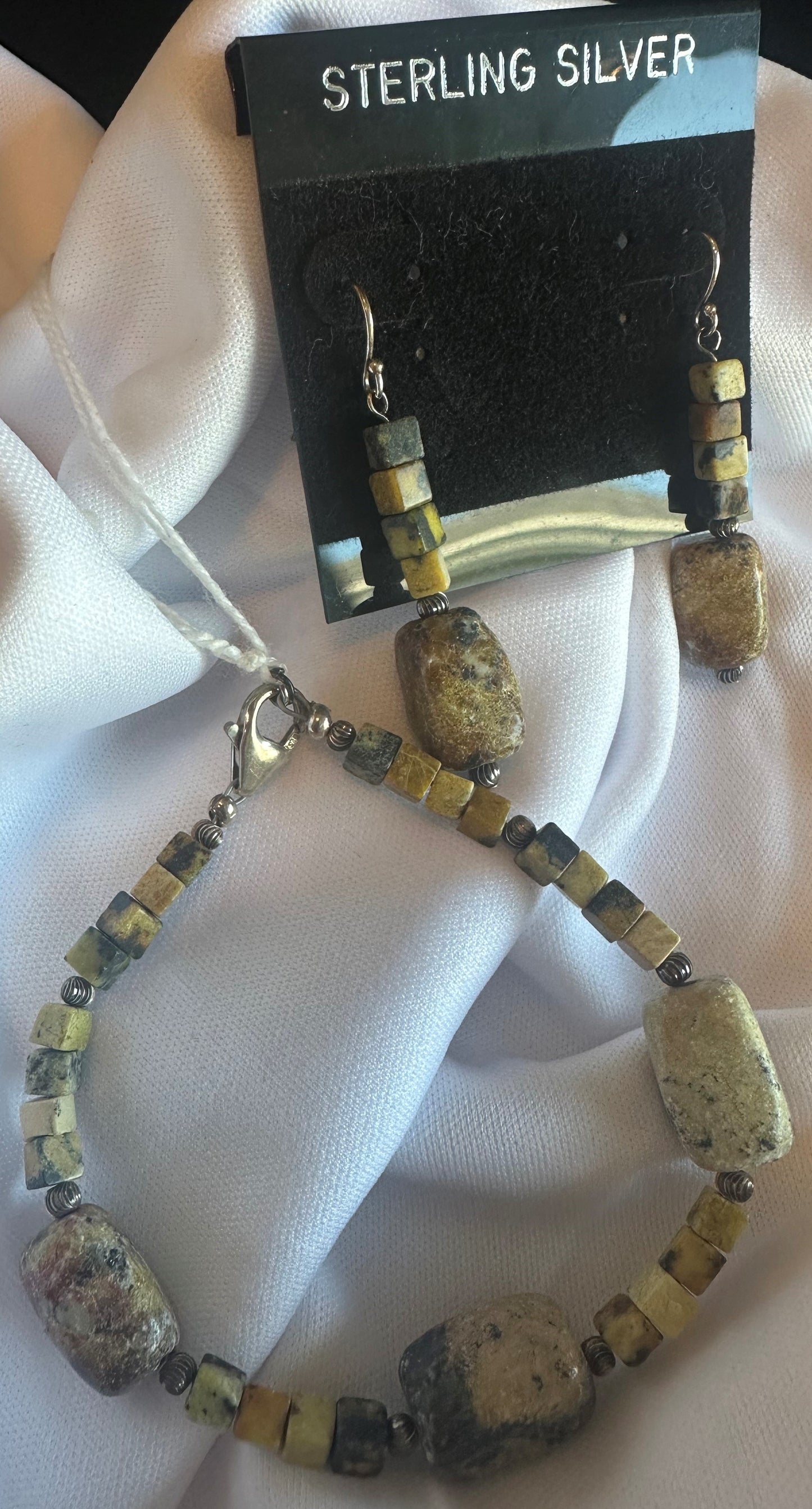 Bracelet & Earring - Yellow Turquoise